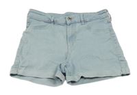 Světlemodré riflové kraťasy H&M