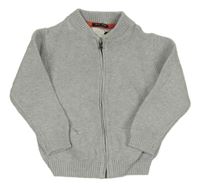 Šedý propínací svetr Zara