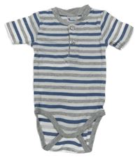 Šedo-modré pruhované body Impidimpi 