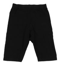 Černé elastické kraťasy H&M
