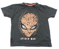 Tmavošedé tričko se Spider-manem zn. MARVEL