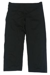 Černé capri sportovní legíny H&M