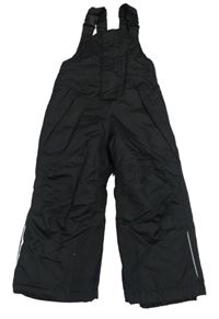 Černé šusťákové zimní oteplovačky lupilu