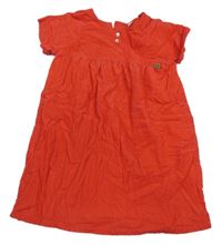 Červené manšestrové šaty Cadet Rousselle 