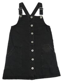 Černé riflové propínací šaty Denim Co.