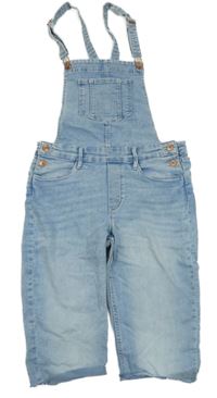 Světlemodré riflové laclové kraťasy H&M