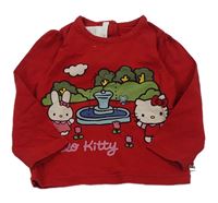Červené triko s Hello Kitty H&M
