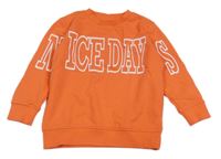 Korálová mikina s nápisem Tom Tailor