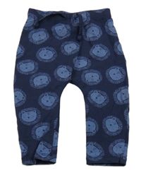 Tmavomodré lehké tepláky s lvy Matalan