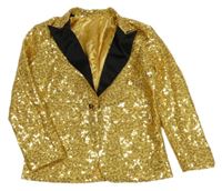 Zlaté flitrové sako