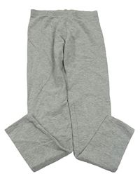 Šedé melírované teplé legíny Pocopiano