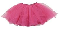 Fuchsiová tylová sukně Next