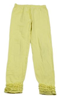 Žluté legíny s volánky Topolino