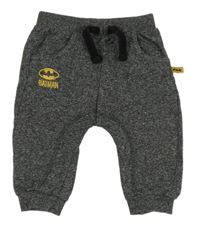 Černo-šedé melírované tepláky s logem Batmana Early Days