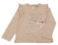 Růžové triko s Minnie a volánky Disney