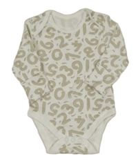 Bílo-šedé body s číslicemi