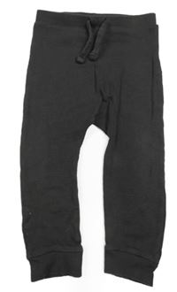 Tmavošedé žebrované lehké tepláky Matalan