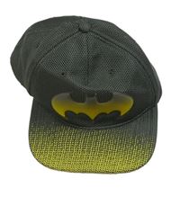 Tmavošedo-žlutá síťovaná kšiltovka s netopýrem - Batman Primark