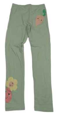 Zelené legíny s potiskem Pep&Co