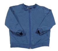 Modrá propínací mikina s obrázky na zádech Lupilu