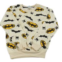 Smetanová mikina s Batmanem 