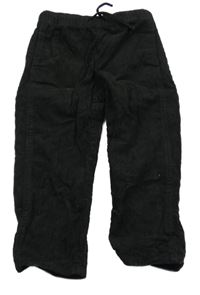 Černé manšestráky H&M