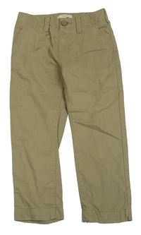Béžové plátěné chino kalhoty John Lewis