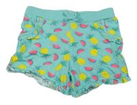 Tyrkysové kraťasy s ovocem Primark