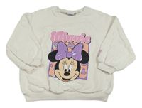Bílá mikina s Minnie Disney