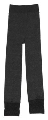 Tmavošedé melírované zateplené punčochové legíny