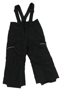 Černé šusťákové funkční laclové oteplovačky Crivit