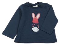 Tmavomodré mikinotriko s oslíkem Tom Tailor