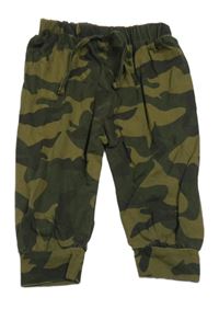 Khaki army lehké tepláky 