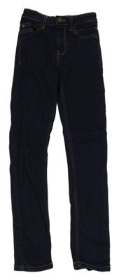 Tmavomodré skinny rifle Next