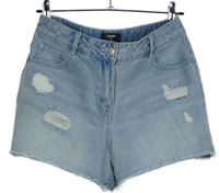 Dámské světlemodré riflové kraťasy s prošoupáním Denim 