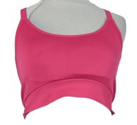 Dámský fuchsiový sportovní funkční crop top Primark 