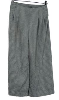 Dámské šedé kostkované culottes kalhoty zn. Primark 