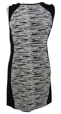 Dámské černo-bílé pruhované šaty H&M