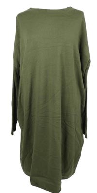 Dámské khaki svetrové šaty Esprit 