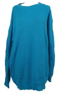 Dámský tyrkysový svetr Be Jealous 