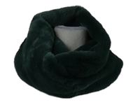 Dámský khaki kožešinový nákrčník 