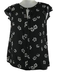 Dámská černá květovaná halenka Atmosphere 