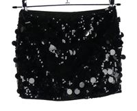Dámská černá minisukně s pajetkami Shein 