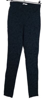 Dámské tmavomodré vzorované džegíny George 