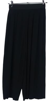 Dámské černé plisované culottes kalhoty Primark 