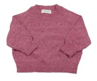 Vínový svetr Primark