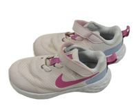 Světlerůžové botasky s logem Nike vel.26