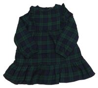 Zeleno-modro-černé kostkované flanelové šaty George