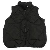 Černá šusťáková zateplená vesta Primark