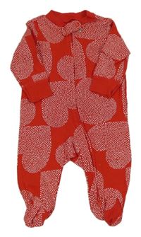 Červený puntíkatý overal Carter's